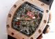 RM 011-FM Felipe Massa Rose Gold Diamond Richard Mille Knockoff Watches Asia 7750 (5)_th.jpg